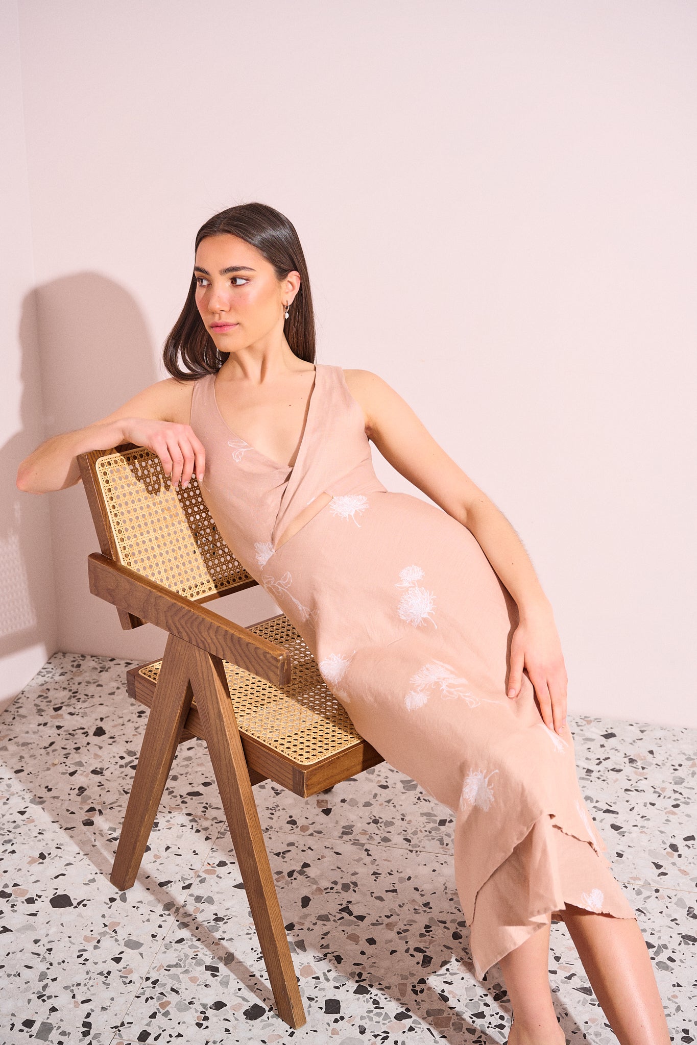 Twisted Basics Dress - Dandelion