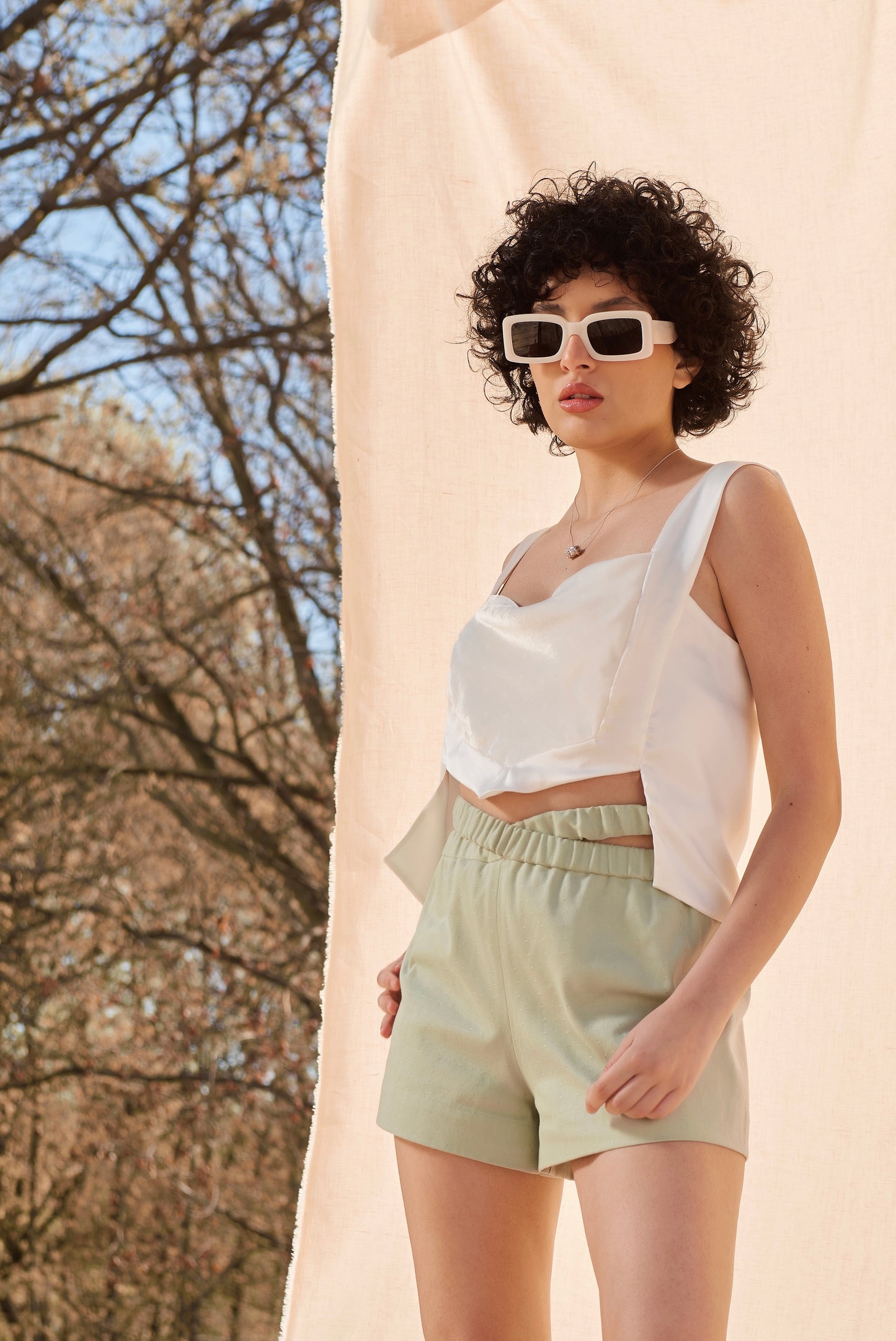 Short Power "Pistache"