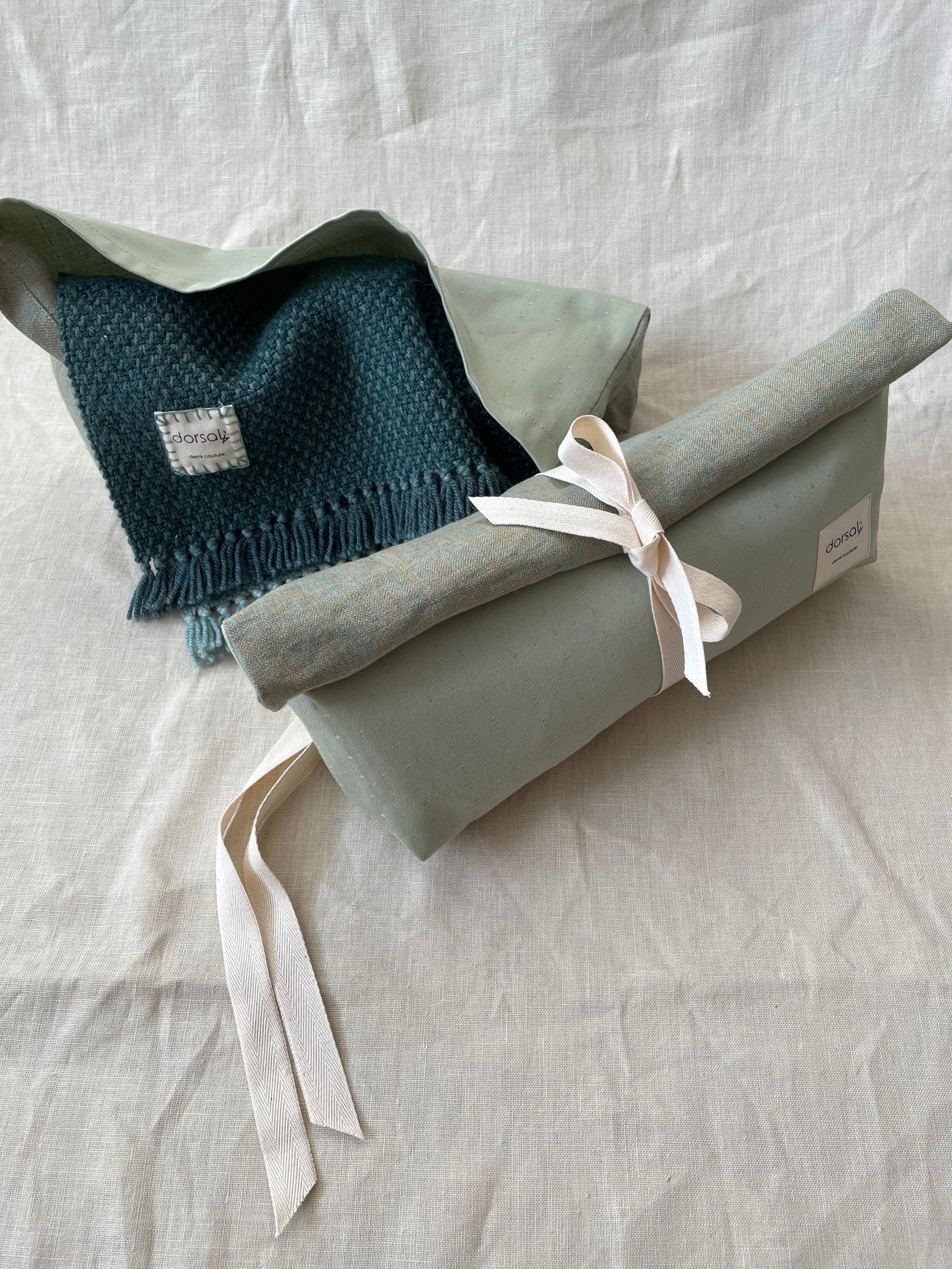 Alpaca & Bamboo Scarf - Herb