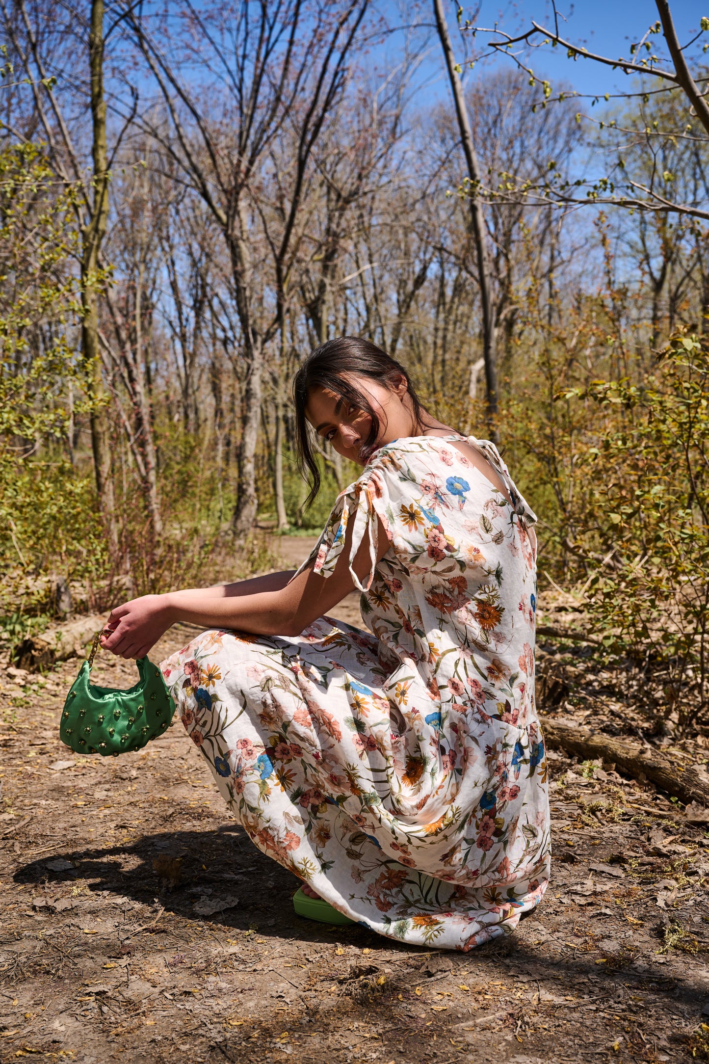 Magic Fungi Linen Dress