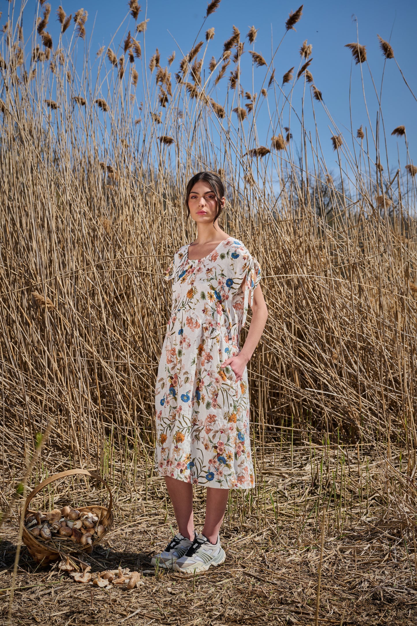 Magic Fungi Linen Dress