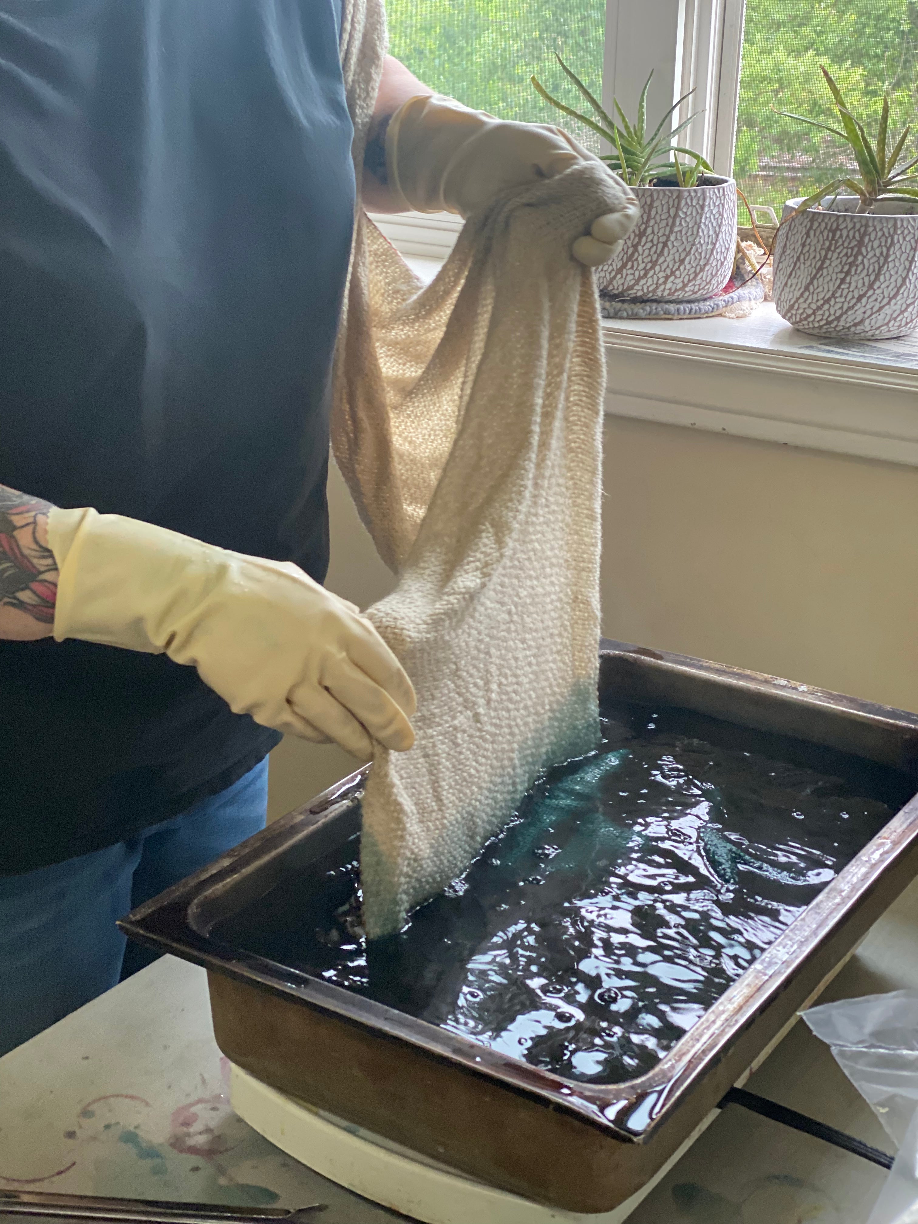 Alpaca & Bamboo Scarf - Herb