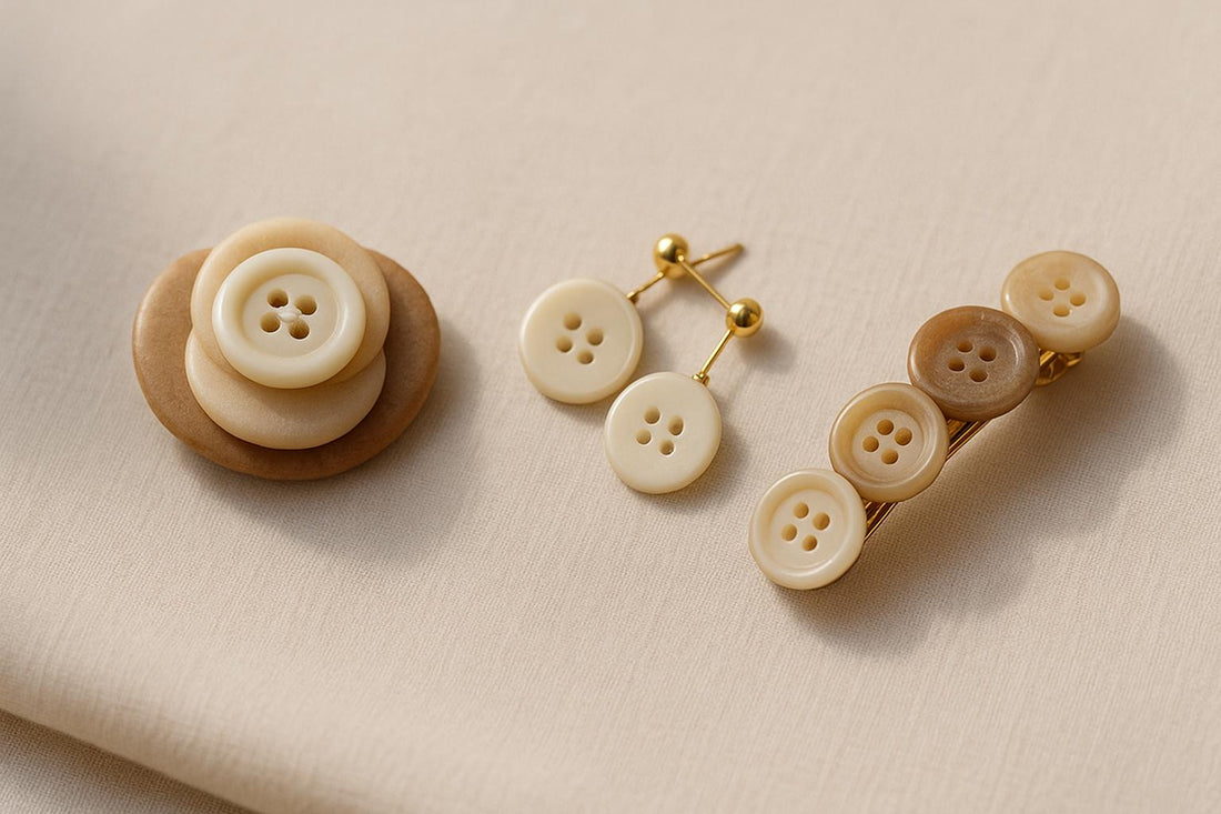 5 Button Upcycling Ideas for Accessories
