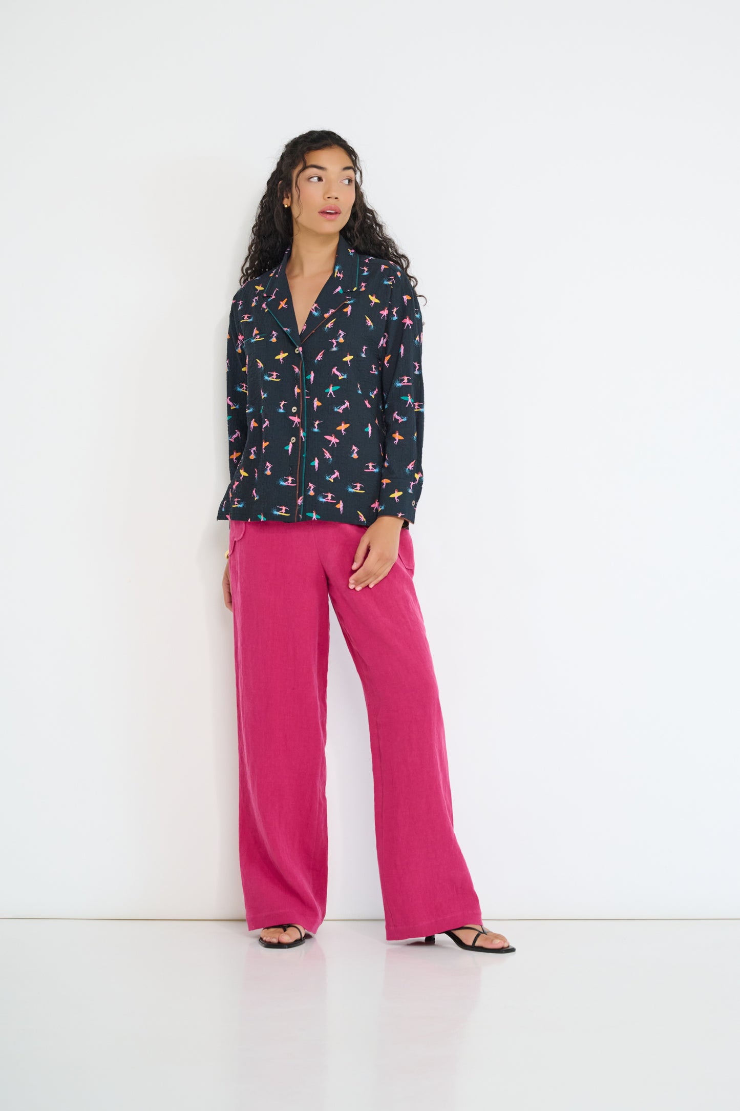 Coastline Pants - Magenta