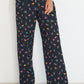 Coastline Pants in Petit Surfer French cotton seersucker front view with elastic waist and relaxed straight leg, made in Canada