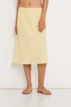 Coastline Bias Skirt - Sunbeam Stripe