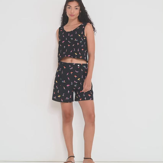 dorsali-reef-shorts-french-seersucker-petit-surfer-black-made-in-canada-video