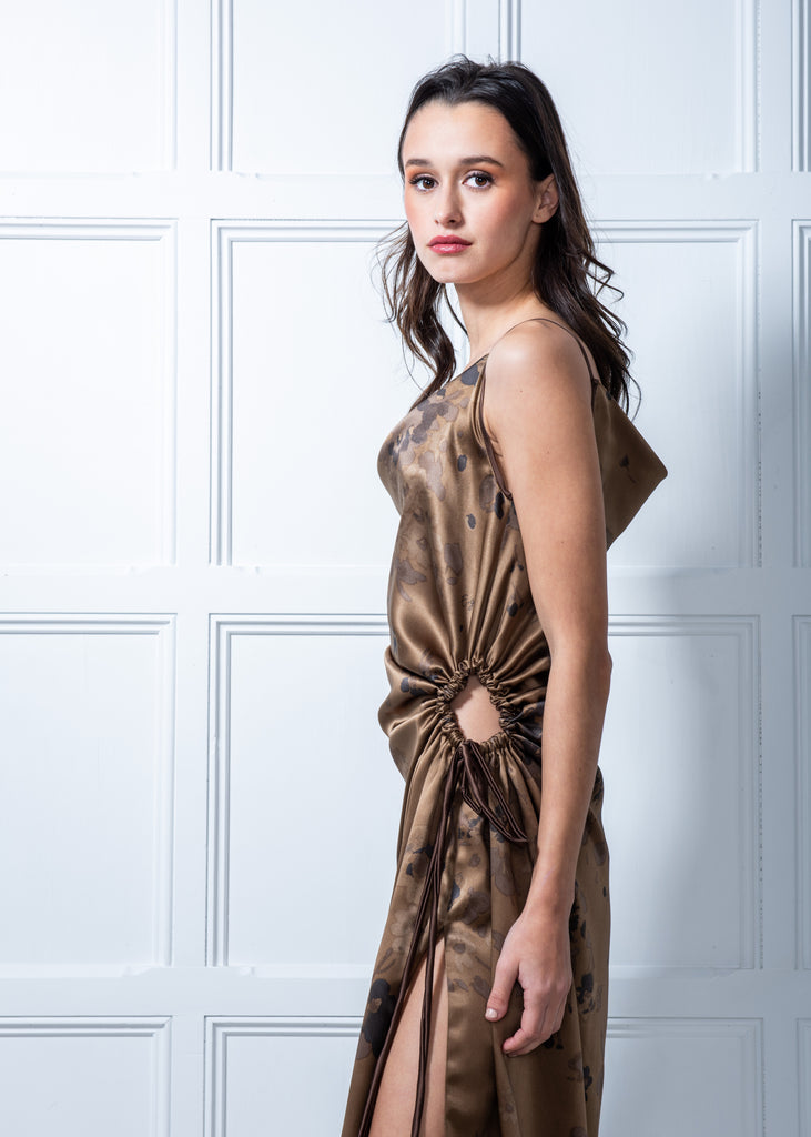 Not Your Average Silk Slip Golden Brown (reversible)