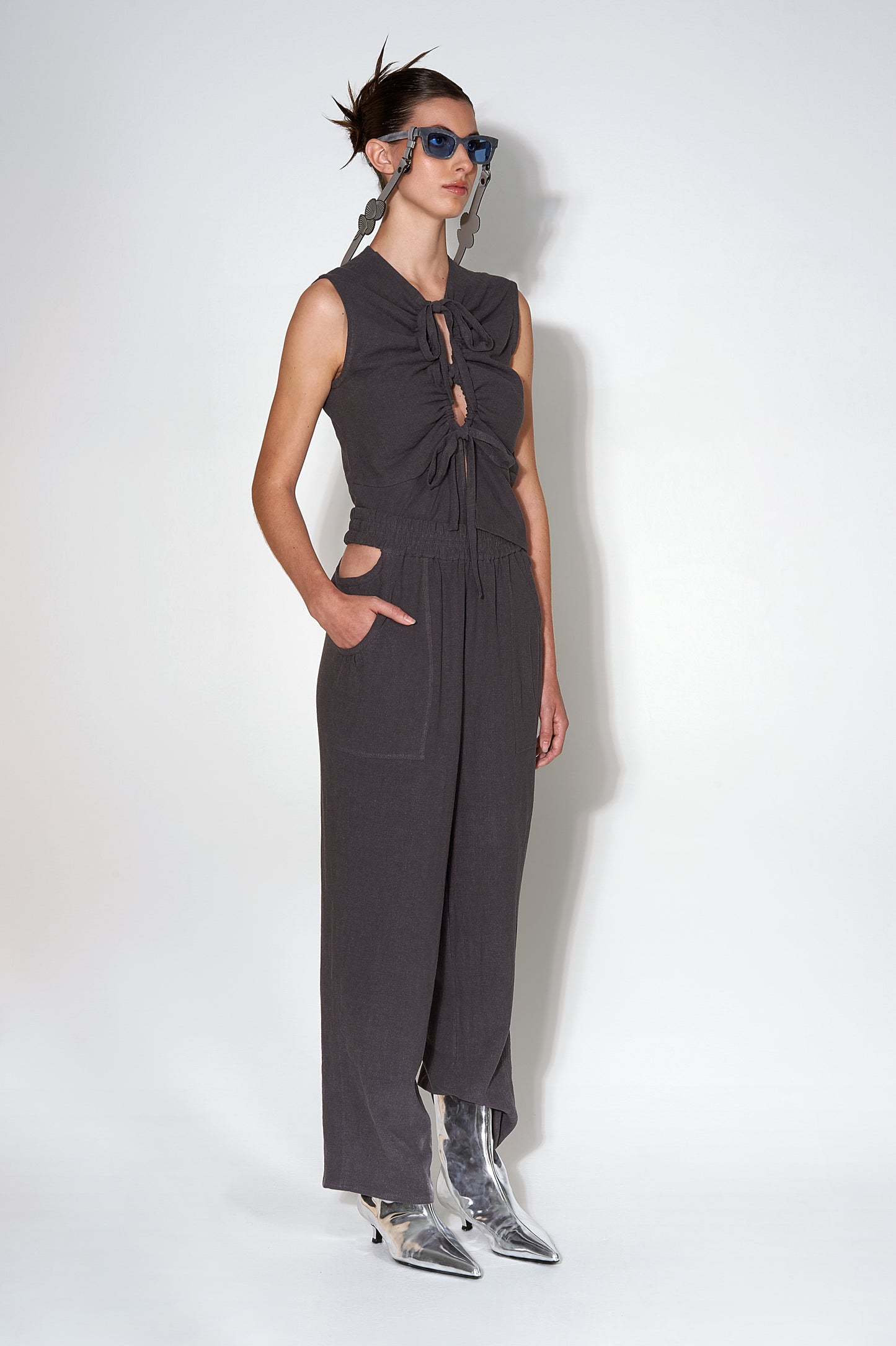 Azadi Top - Charcoal
