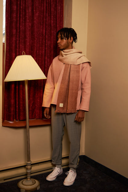 Alpaca & Bamboo Scarf - Rosé