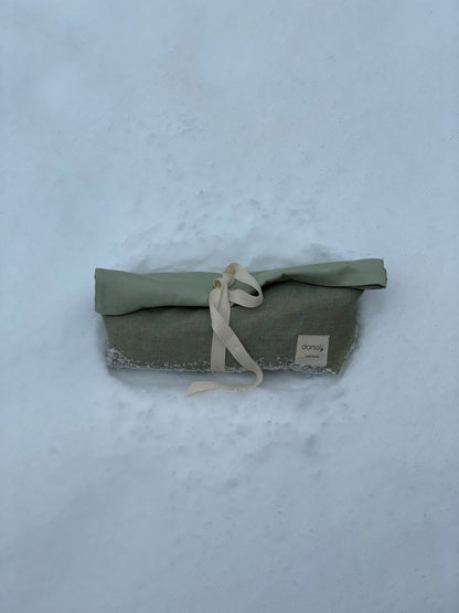 Alpaca & Bamboo Scarf - Midnight Tryst
