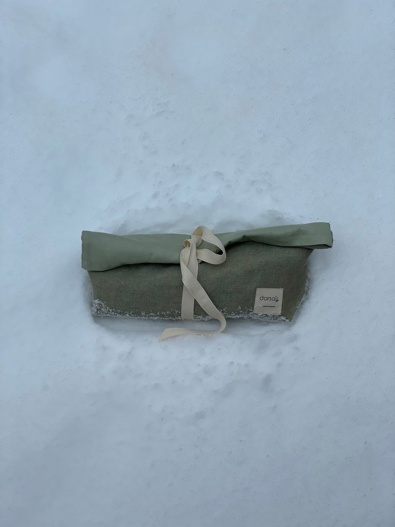 Alpaca & Bamboo Scarf - Midnight Tryst