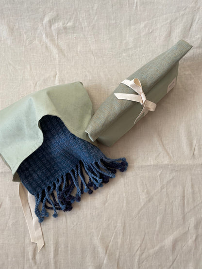 Alpaca & Bamboo Scarf - Midnight Tryst